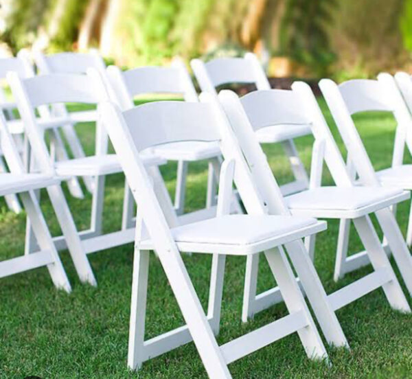 Americana Chairs - White (cushion included) - Image 3