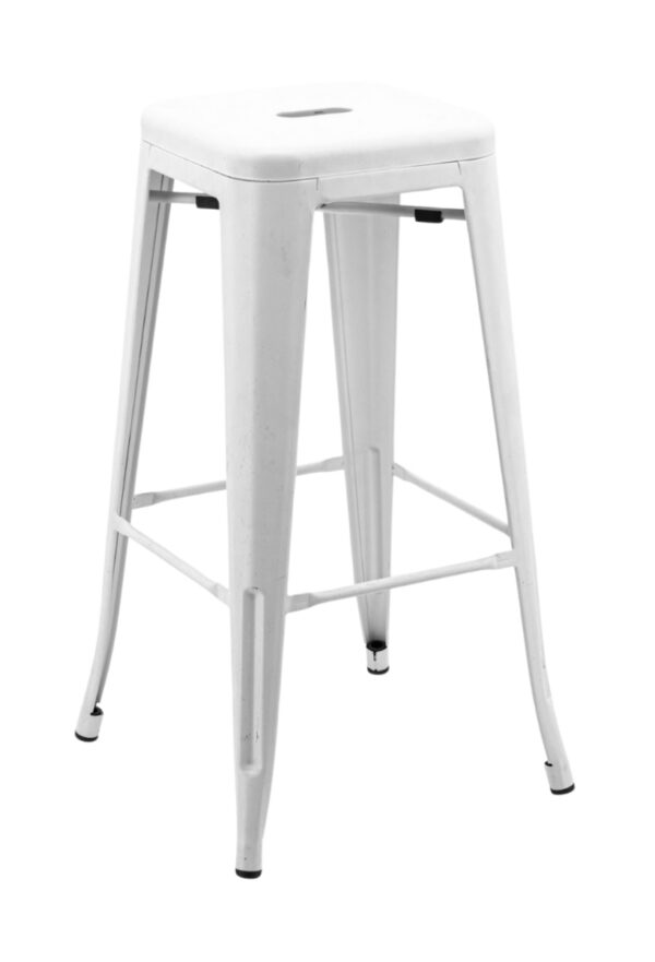 Replica Tolix Bar Stools – white