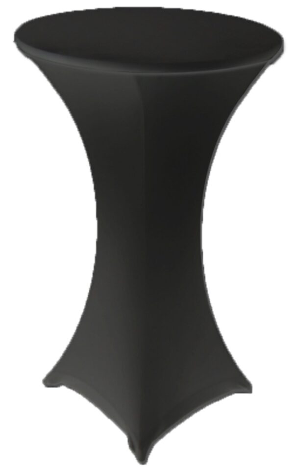 Lycra bar table black cover