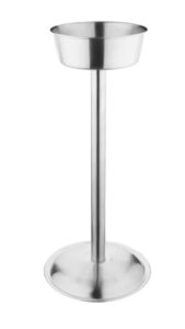 Brushed stainless wine & champagne bucket stand