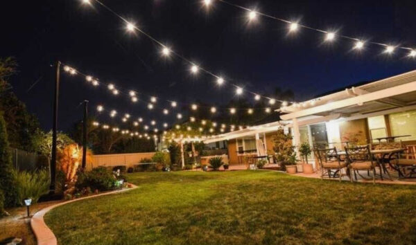 Waterproof festoon lights – 20m