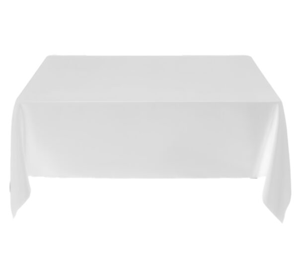 White rectangle tablecloth (for 1.8m table)
