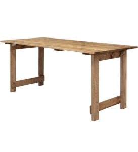 Rustic timber trestle table - 1.8m (seats 6-8)