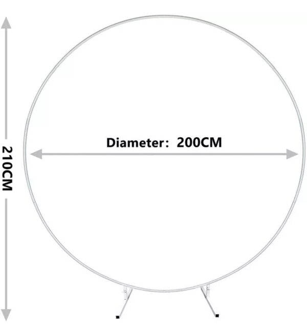 Wedding hoop - 2m (white) - Image 3