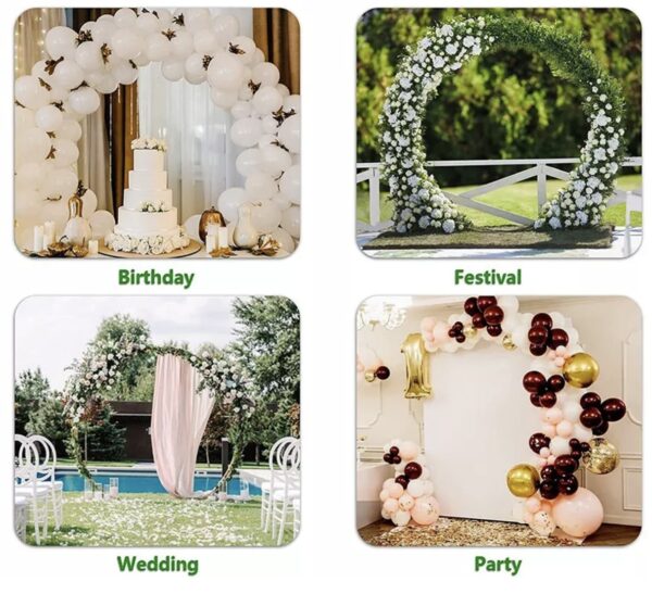 Wedding hoop - 2m (white) - Image 4