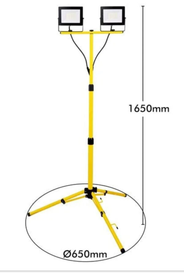 LED worklight with 1.4m tripod - Image 3