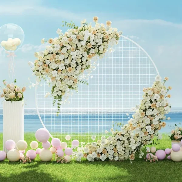 Round mesh - 1.8m (white) - Image 3