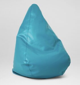 Outdoor/vinyl bean bag - aqua