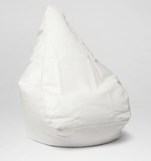 Outdoor/vinyl bean bag – white
