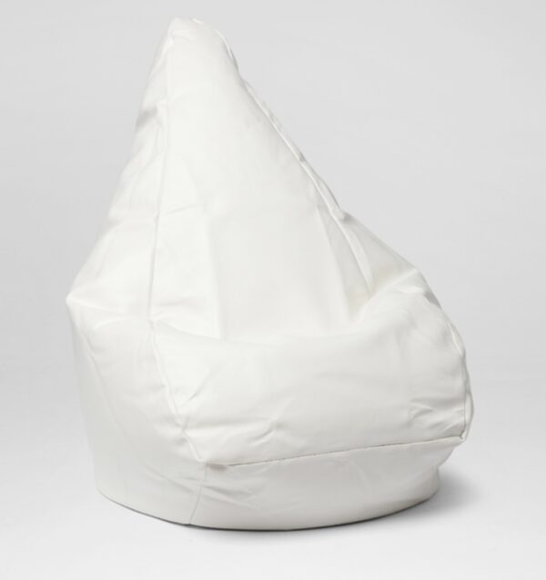 Outdoor/vinyl bean bag - white