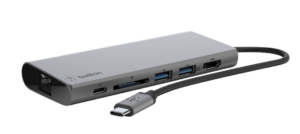 Belkin USB-C Multimedia Hub Grey