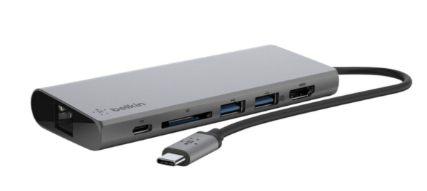 Belkin USB-C Multimedia Hub Grey