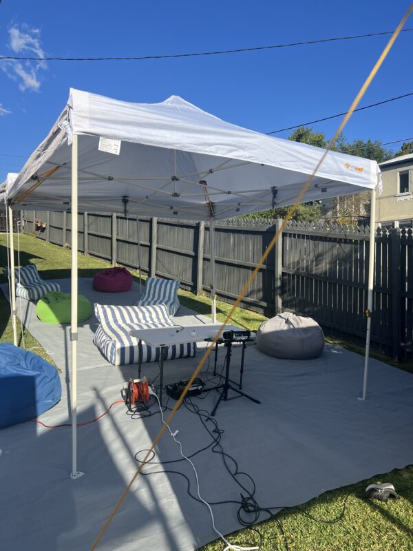 Option 7: Cinema/movie night hire (Same as option 6 + fairy floss machine and festoon lights) - Image 3